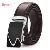 Brand Brown Leather Belt