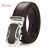 Brand Brown Leather Belt