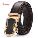 Brand Brown Leather Belt