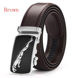 Brand Brown Leather Belt