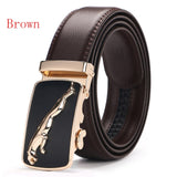 Brand Brown Leather Belt