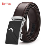 Brand Brown Leather Belt