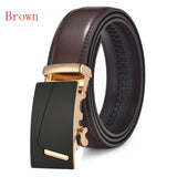 Brand Brown Leather Belt