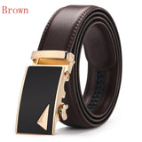 Brand Brown Leather Belt