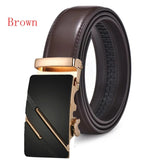 Brand Brown Leather Belt