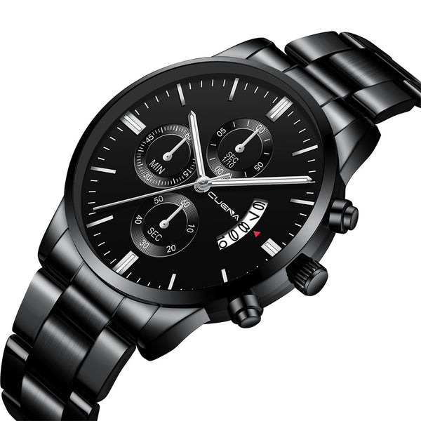 CUENA Fashion Military Stainless Steel watch