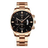 CUENA Fashion Military Stainless Steel watch
