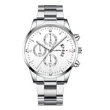 CUENA Fashion Military Stainless Steel watch