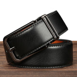 EL BARCO 2018 High Quality Leather Men Belt Casual Black Brown Male Belt Luxury Design Double-sided Strap Belts For Men Cinturon