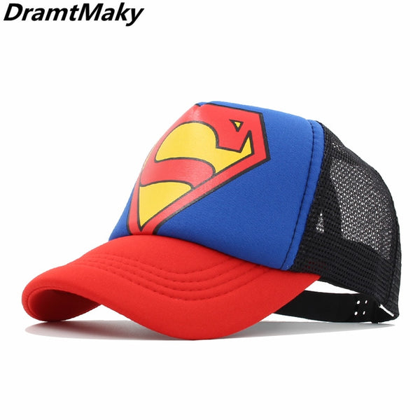 Superman Mesh cap Kids Baseball Caps