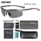 2018 Men Polarized Rimless Aluminum Sunglasses