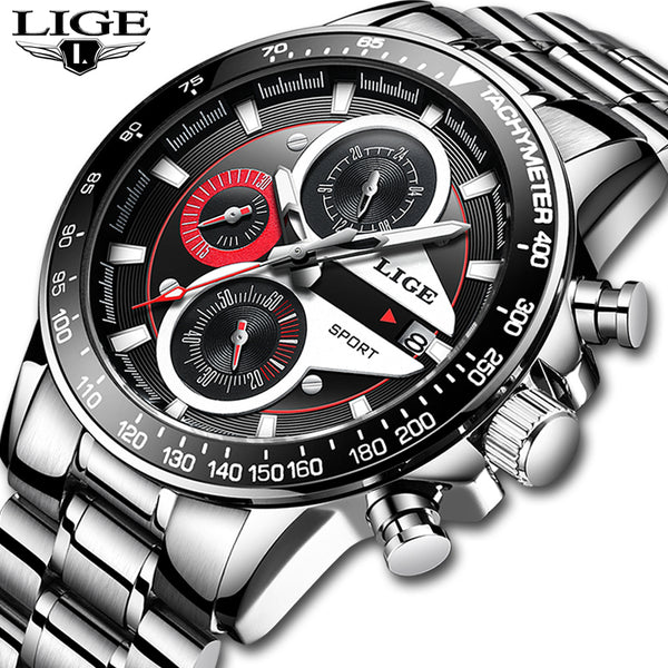 LIGE Fashion Men Watches
