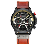 CURREN Luxury Brand Men Analog Leather Sports Watches