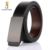 FAJARINA Brand Men's Quality Design PU 2nd Layer Genuine Leather Black Fashion Belts