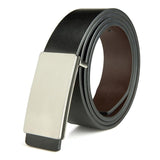 FAJARINA Brand Men's Quality Design PU 2nd Layer Genuine Leather Black Fashion Belts