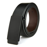 FAJARINA Brand Men's Quality Design PU 2nd Layer Genuine Leather Black Fashion Belts