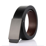 FAJARINA Brand Men's Quality Design PU 2nd Layer Genuine Leather Black Fashion Belts