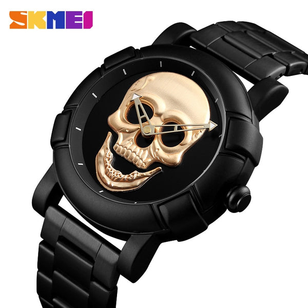 SKMEI Skull Quartz Men's Watch