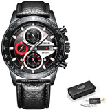 LIGE Fashion Men Watches