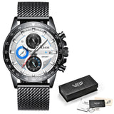 LIGE Fashion Men Watches