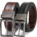 Men's Belts Genuine Leather Dress Reversible Belt