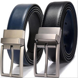 Men's Belts Genuine Leather Dress Reversible Belt