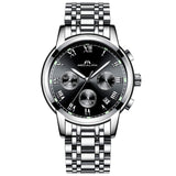 MEGALITH Luxury Luminous Watches Men Waterproof Stainless Steel