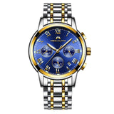 MEGALITH Luxury Luminous Watches Men Waterproof Stainless Steel