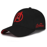Yo-Young Unisex Marvel Avengers LOGO Embroidery Casual Outdoor Baseball Caps