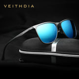 VEITHDIA Retro Aluminum Magnesium Brand Men's Sunglasses Polarized