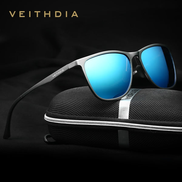 VEITHDIA Retro Aluminum Magnesium Brand Men's Sunglasses Polarized