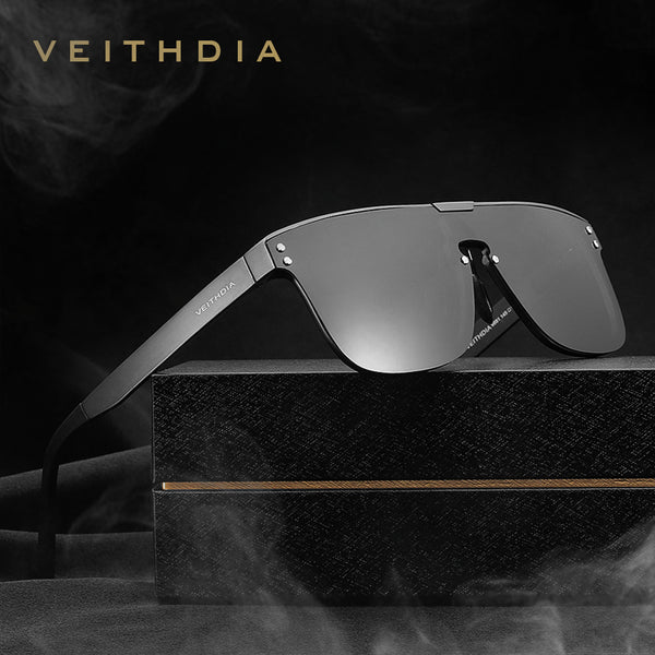 VEITHDIA Brand Fashion Retro Aluminum Sunglasses Polarized