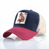 TQMSMY Summer Unisex Hip Hop Embroidered Animal Men Baseball Caps