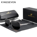KINGSEVEN 2019 Brand Men Aluminum Sunglasses Polarized