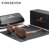 KINGSEVEN 2019 Brand Men Aluminum Sunglasses Polarized