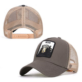 Exquisite animal cartoon rabbit embroidery baseball net cap