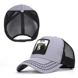 Exquisite animal cartoon rabbit embroidery baseball net cap