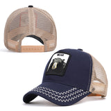 Exquisite animal cartoon rabbit embroidery baseball net cap