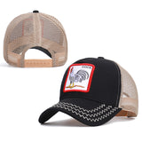 Exquisite animal cartoon rabbit embroidery baseball net cap