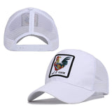 Exquisite animal cartoon rabbit embroidery baseball net cap