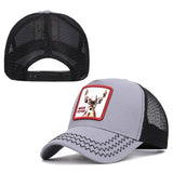 Exquisite animal cartoon rabbit embroidery baseball net cap