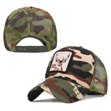 Exquisite animal cartoon rabbit embroidery baseball net cap