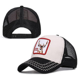 Exquisite animal cartoon rabbit embroidery baseball net cap