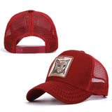 Exquisite animal cartoon rabbit embroidery baseball net cap