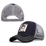 Exquisite animal cartoon rabbit embroidery baseball net cap