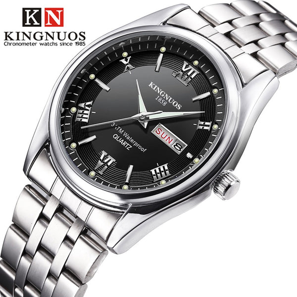 Men Watches 2019 Brand New Kingnuos Steel Waterproof