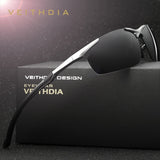 VEITHDIA Brand Men's Aluminum Magnesium Sun Glasses Polarized