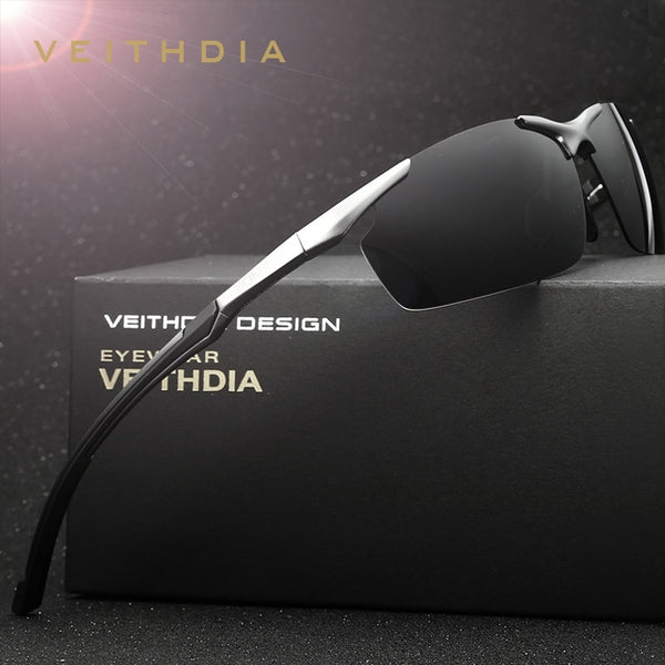 VEITHDIA Brand Men's Aluminum Magnesium Sun Glasses Polarized