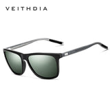VEITHDIA Brand Unisex Retro Aluminum+TR90 Sunglasses Polarized
