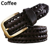 Genuine leather Braided belt